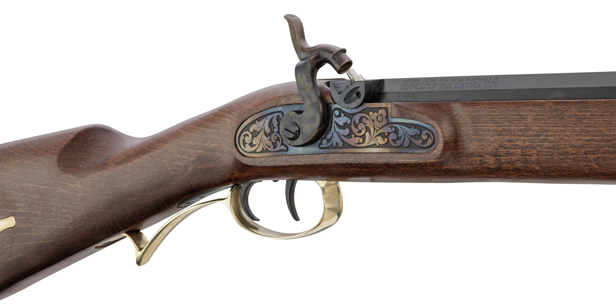 Fusil poudre noire à percussion Investarm Hawken 120b